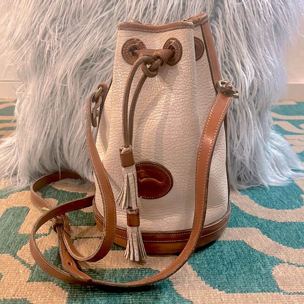 Vintage Dooney & Bourke Drawstring Bucket Bag